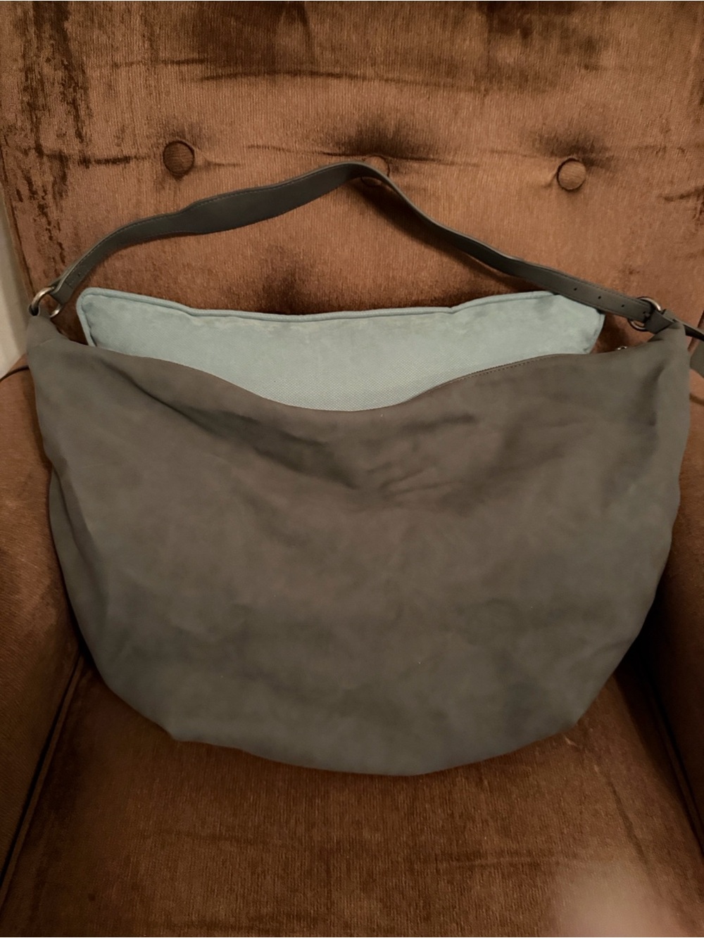 Universal Thread Goods Co. Gray Hobo Slouch Shoulder Bag